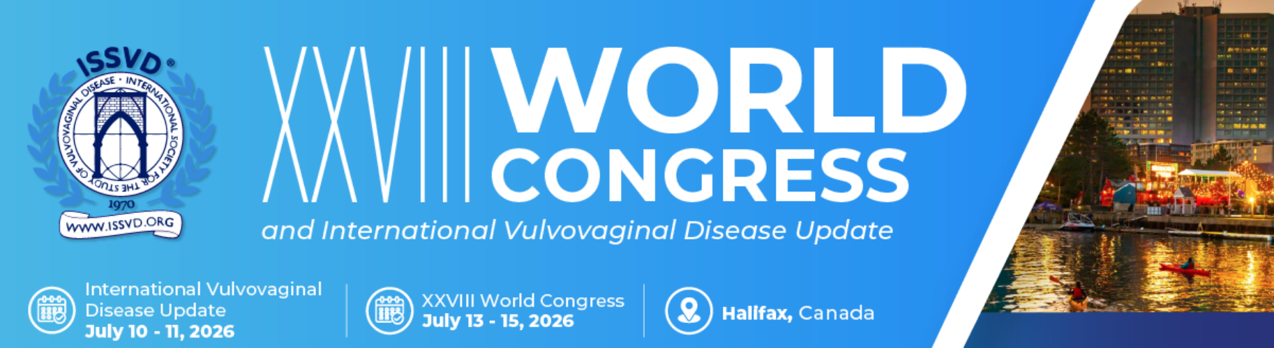 Participação no XXVIII Congresso da ISSVD, Halifax Canadá